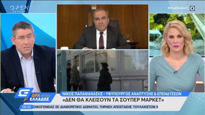 Παπαθανάσης για κορονοϊό: Υπάρχει επάρκεια στα σούπερ μάρκετ για πολλούς μήνες – ΒΙΝΤΕΟ