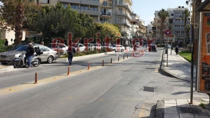 Κορονοϊός: Έρημη πόλη το Ηράκλειο – Λιγοστοί άνθρωποι και αυτοκίνητα στους δρόμους – ΦΩΤΟ