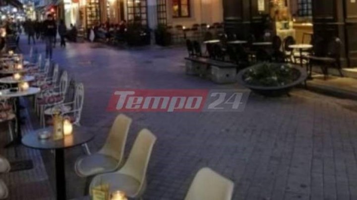 Κορονοϊός-Πάτρα: Μαζεύουν καρέκλες και τραπέζια οι καταστηματάρχες – ΒΙΝΤΕΟ – ΦΩΤΟ