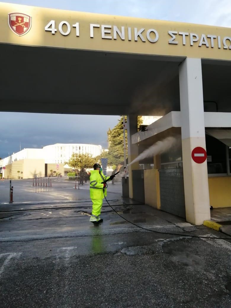 Καθημερινή απολύμανση των δημόσιων νοσοκομείων της πρωτεύουσας από τον Δήμο Αθηναίων – ΦΩΤΟ