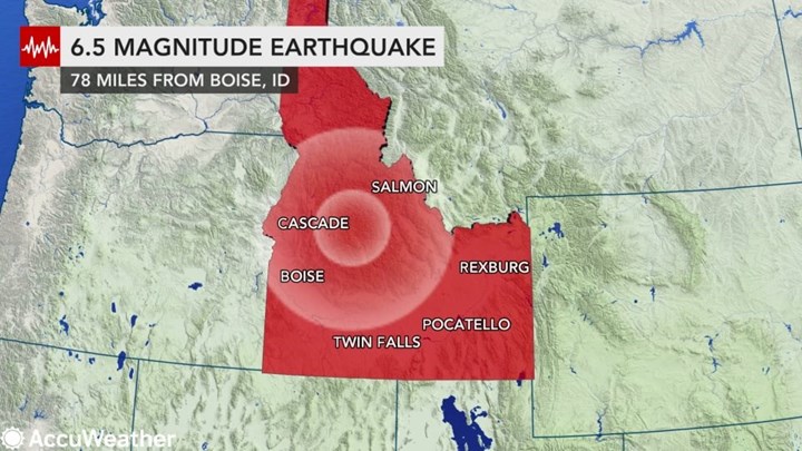Σεισμός 6,5 Ρίχτερ στο Άινταχο των ΗΠΑ