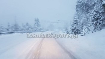 Κακοκαιρία: Πάνω από 30 εκατοστά το χιόνι σε περιοχές της Ευρυτανίας και της Δυτικής Φθιώτιδας – ΦΩΤΟ