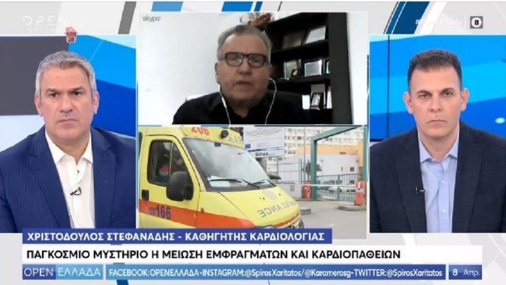 “Μυστήριο” η μείωση εμφραγμάτων εν μέσω της πανδημίας – ΒΙΝΤΕΟ