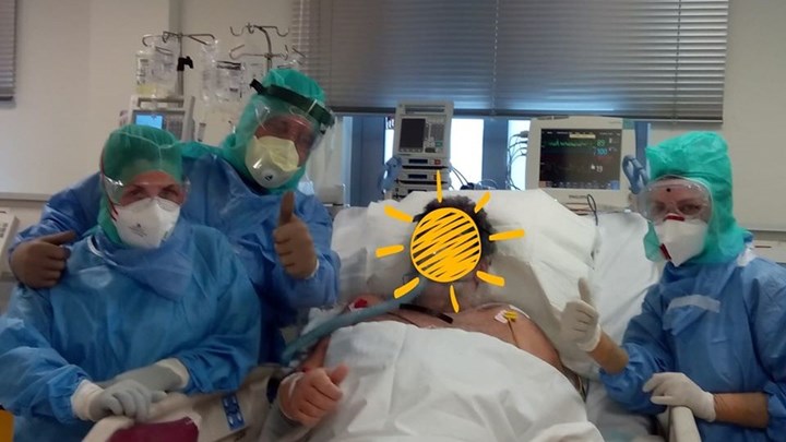 Κορονοϊός: Η αισιόδοξη ΦΩΤΟ της ημέρας από τη ΜΕΘ του Ασκληπιείου