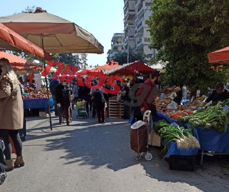 Συνεχίζεται ο συνωστισμός στις λαϊκές αγορές – ΦΩΤΟ αναγνώστη