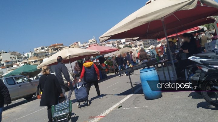 Κορονοϊός: Προετοιμασίες για το Πάσχα στην Κρήτη – Ουρές σε λαϊκές και πλυντήρια αυτοκινήτων – ΦΩΤΟ