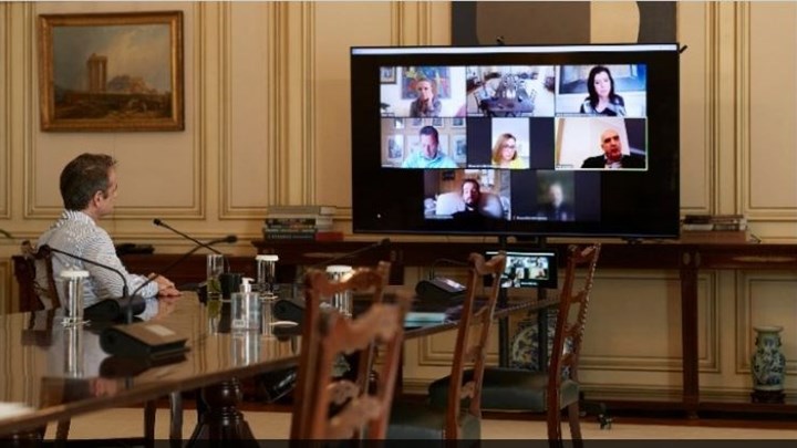 Τηλεδιάσκεψη Μητσοτάκη με ευρωβουλευτές της ΝΔ – Τι συζήτησαν