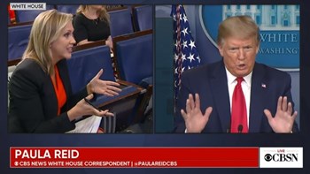 Δημοσιογράφος “στρίμωξε” τον Τραμπ για τον κορονοϊό – Τα νεύρα και η αντίδραση του – ΒΙΝΤΕΟ