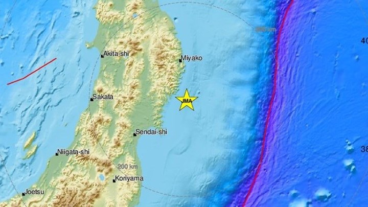 Σεισμός 6,4 Ρίχτερ στην Ιαπωνία