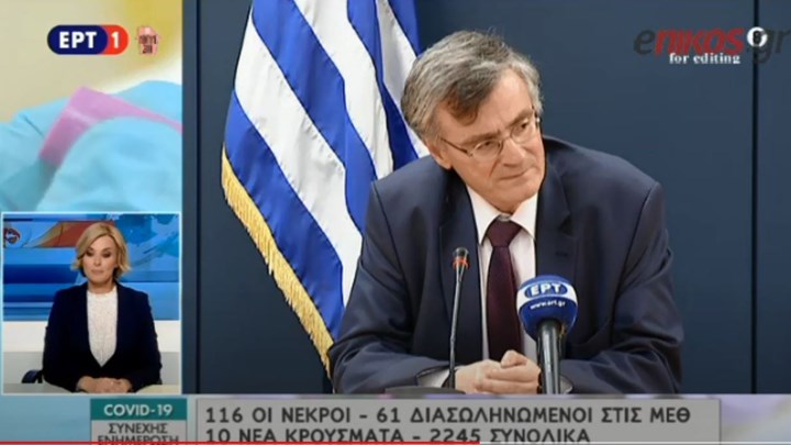 Τσιόδρας: Πολύ σημαντικός ο περιορισμός της διασποράς του κορονοϊού στην πατρίδα μας – ΒΙΝΤΕΟ