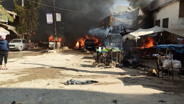 Mακελειό στη Συρία: Τουλάχιστον 22 νεκροί από την έκρηξη παγιδευμένου βυτιοφόρου στην πόλη Αφρίν