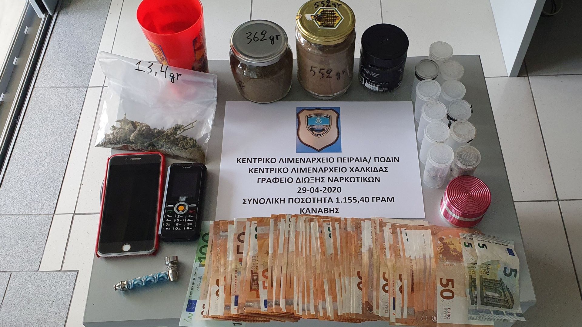 Χαλκίδα: Δύο συλλήψεις για ναρκωτικά – ΦΩΤΟ