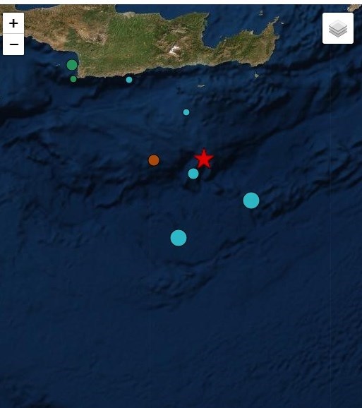 Σεισμός ΤΩΡΑ στην Κρήτη: 4,8 Ρίχτερ η νέα δόνηση