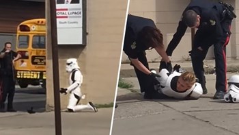 Αστυνομικοί συνέλαβαν γυναίκα ντυμένη Stormtrooper ανήμερα της Παγκόσμιας Ημέρας Star Wars – ΒΙΝΤΕΟ