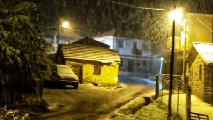Ο καιρός “τρελάθηκε”: Χιόνισε στη Φλώρινα – ΦΩΤΟ