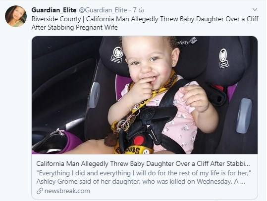 Φρίκη στις ΗΠΑ: Μαχαίρωσε την έγκυο γυναίκα του και πέταξε την κόρη του από τον γκρεμό