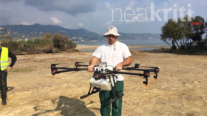 Κρήτη: Με χρήση drones καταπολεμούν τα κουνούπια