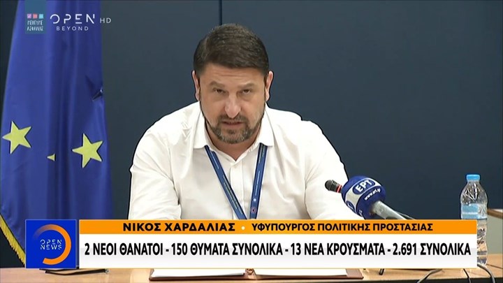 Προειδοποίηση Χαρδαλιά στους καταστηματάρχες που ανοίγουν παράνομα τις επιχειρήσεις τους – ΒΙΝΤΕΟ