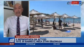Έρχεται “μίνι” καλοκαίρι – Θερμή εισβολή από την Αφρική -Η πρόγνωση από τον Τάσο Αρνιακό ΒΙΝΤΕΟ