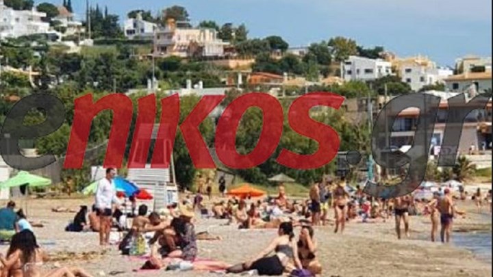 Λαγονήσι: Ασφυκτικά γεμάτη και η παραλία του Αγίου Δημητρίου – ΦΩΤΟ αναγνώστη