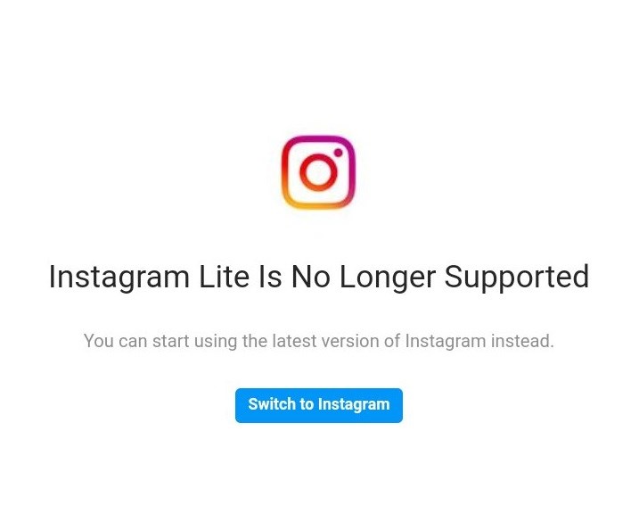 Τέλος το Instagram Lite – Το Facebook απέσυρε την εφαρμογή