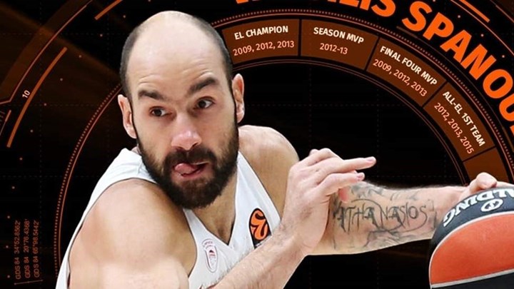 Euroleague: Ο Σπανούλης στην ομάδα της δεκαετίας – “Ευλογημένος που αγωνίστηκα στον Ολυμπιακό”