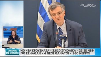 Τσιόδρας για τεστ αντισωμάτων: Στην οξεία φάση της νόσου δίνουν ψευδώς αρνητικά αποτελέσματα – ΒΙΝΤΕΟ