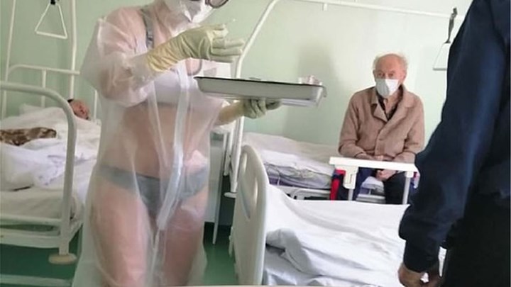 Η “καυτή” Ρωσίδα νοσηλεύτρια που έγινε viral πάει για… καριέρα – Της πρότειναν να διαφημίσει εσώρουχα – ΦΩΤΟ