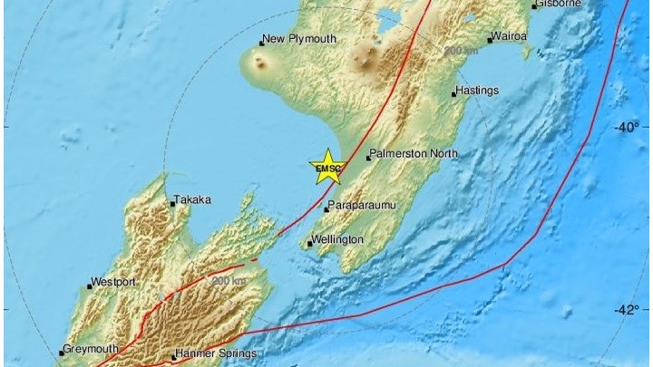 Σεισμός 5,8 Ρίχτερ στη Νέα Ζηλανδία