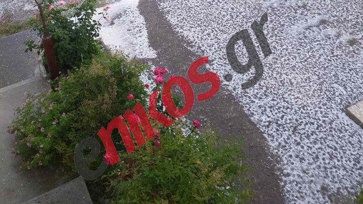 Σφοδρή χαλαζόπτωση στο Λεβίδι Αρκαδίας – ΦΩΤΟ αναγνώστη