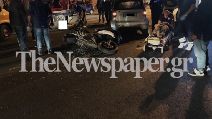 Βόλος: Τροχαίο με δύο τραυματίες – ΦΩΤΟ