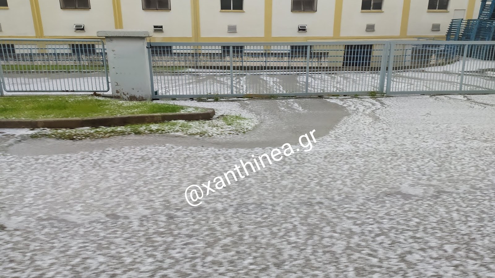 Σφοδρή χαλαζόπτωση στην Ξάνθη – ΦΩΤΟ – ΒΙΝΤΕΟ