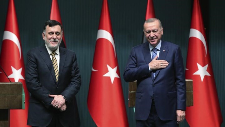 Ερντογάν-Σάρατζ: Τουρκία και Λιβύη θα προχωρήσουν τις έρευνες στην ανατολική Μεσόγειο