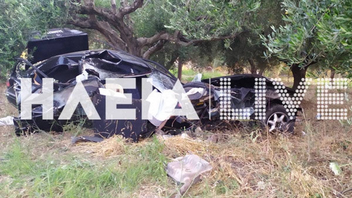 Τραγωδία στον Πύργο: 17χρονος έχασε τη ζωή του όταν το αυτοκίνητο του έπεσε πάνω σε δέντρα – ΦΩΤΟ
