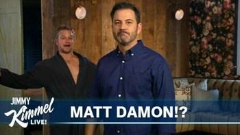 Τζίμι Κίμελ-Ματ Ντέιμον: Οι «άσπονδοι εχθροί» έκαναν πλάκα με τη γυναίκα του Τζίμι – ΒΙΝΤΕΟ