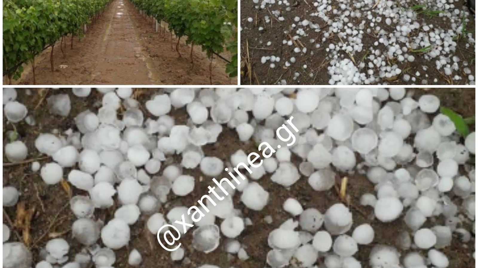 Κακοκαιρία στην Ξάνθη: Καταστροφές από σφοδρή χαλαζόπτωση -ΦΩΤΟ -ΒΙΝΤΕΟ