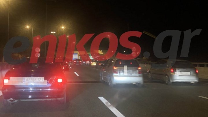 Ταλαιπωρία για τους οδηγούς στην εθνική Αθηνών-Κορίνθου – ΦΩΤΟ αναγνώστη