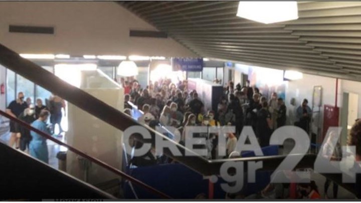 Κορονοϊός: Έτσι γίνεται ο έλεγχος των επιβατών στο αεροδρόμιο Ηρακλείου – ΦΩΤΟ