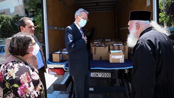 Ημέρα Ανεξαρτησίας: Στην «Αποστολή» με τον Αρχιεπίσκοπο Ιερώνυμο ο Τζέφρι Πάιατ