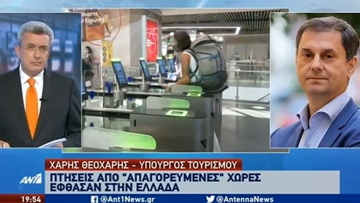 Θεοχάρης: Πτήσεις από Αγγλία και Σουηδία μόνο όταν το επιτρέψουν οι επιδημιολόγοι – ΒΙΝΤΕΟ