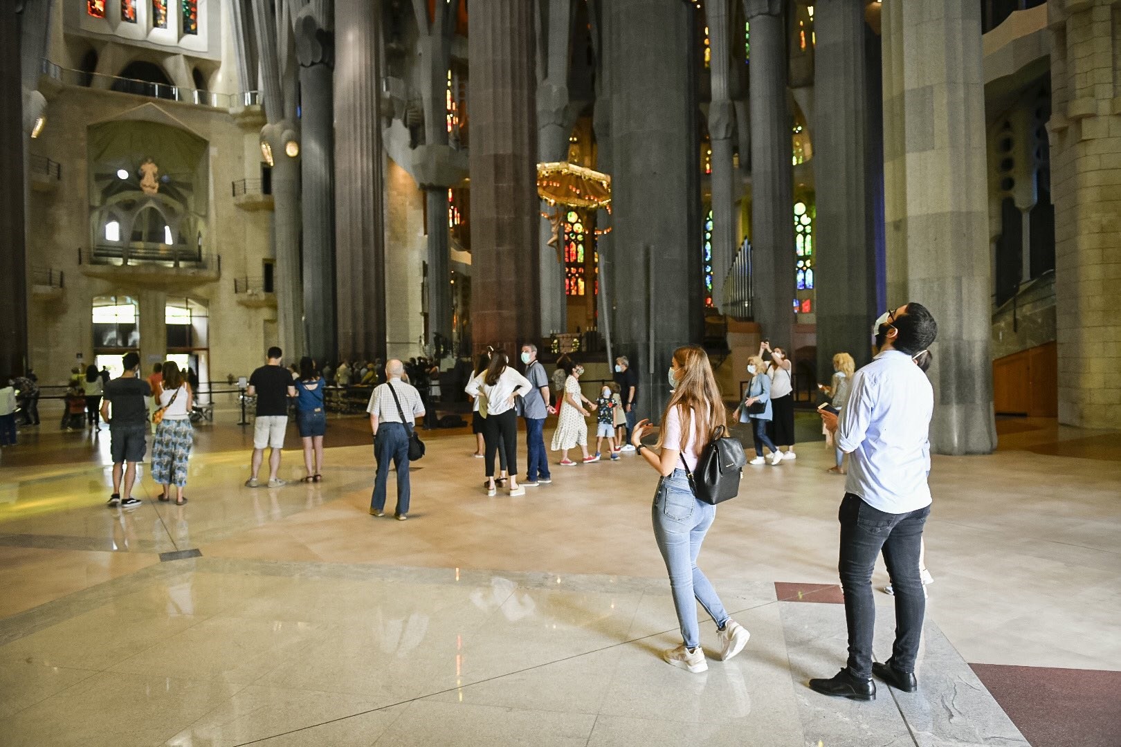 Βαρκελώνη: Άνοιξε για τους εργαζόμενους πρώτης γραμμής η Σαγράδα Φαμίλια – ΒΙΝΤΕΟ