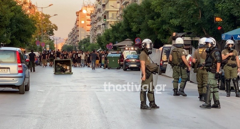Πορείες στο κέντρο της Θεσσαλονίκης ενάντια στο νομοσχέδιο για τις συγκεντρώσεις – ΦΩΤΟ – ΒΙΝΤΕΟ