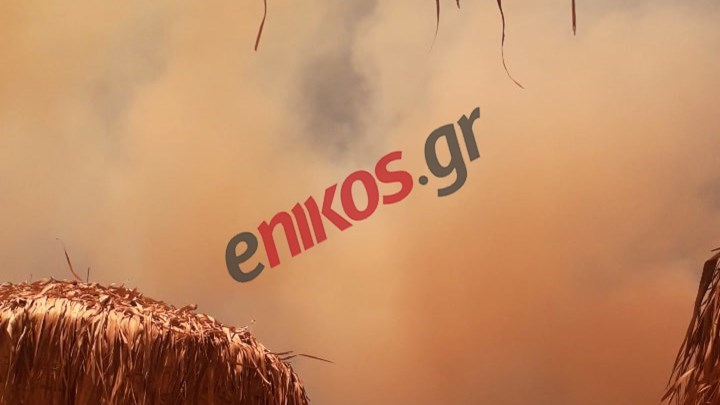 Εύβοια: Αποπνικτική η ατμόσφαιρα στα Νέα Στύρα από τη φωτιά στους Ραπταίους – ΦΩΤΟ αναγνώστη