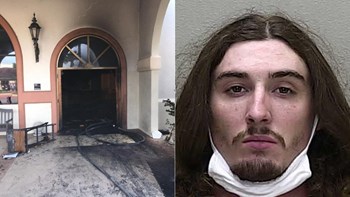 Τρόμος σε εκκλησία των ΗΠΑ – 24χρονος έριξε βενζίνη και της έβαλε φωτιά κατά τη διάρκεια της λειτουργίας