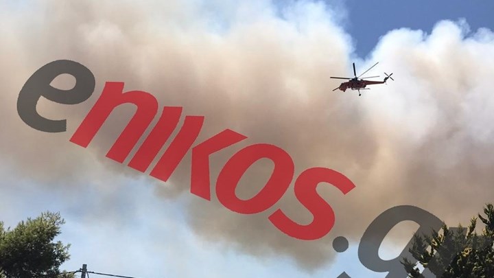 Δήμαρχος Λαυρίου στο enikos.gr: Προσπαθούμε με τα εναέρια μέσα να περιορίσουμε τη φωτιά