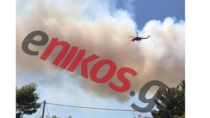 Φωτιά στο Λαύριο: Εντολή εκκένωσης  κατασκήνωσης – ΤΩΡΑ