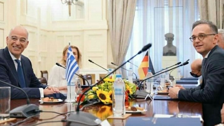 Ελληνογερμανικό μήνυμα προς την Τουρκία: Τι συζητήθηκε στη συνάντηση Δένδια-Μάας