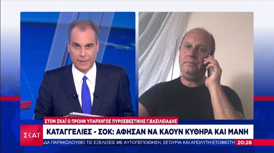 Πρώην υπαρχηγός Πυροσβεστικής: Στις πυρκαγιές σε Μάνη και Κύθηρα είτε μου στερήθηκαν τα εναέρια μέσα είτε μου αφαιρέθηκαν