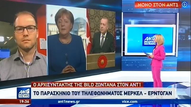 Ο αρχισυντάκτης της Bild μιλά για τη Μέρκελ και το “θερμό επεισόδιο” – ΒΙΝΤΕΟ