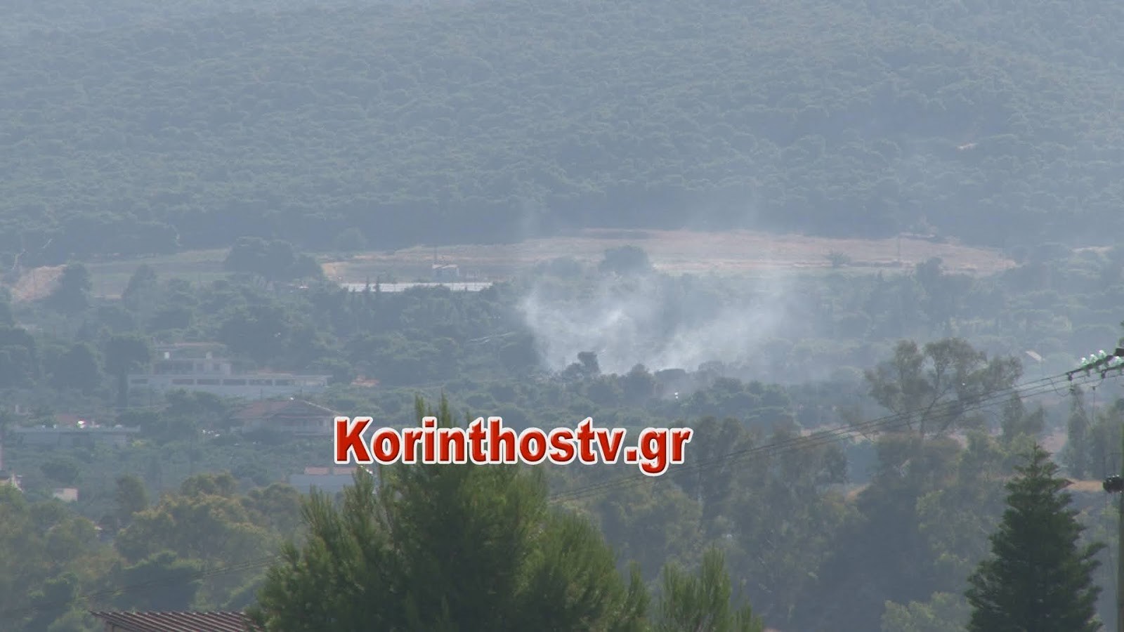 Εικόνες από τη φωτιά στο Λουτράκι – ΦΩΤΟ